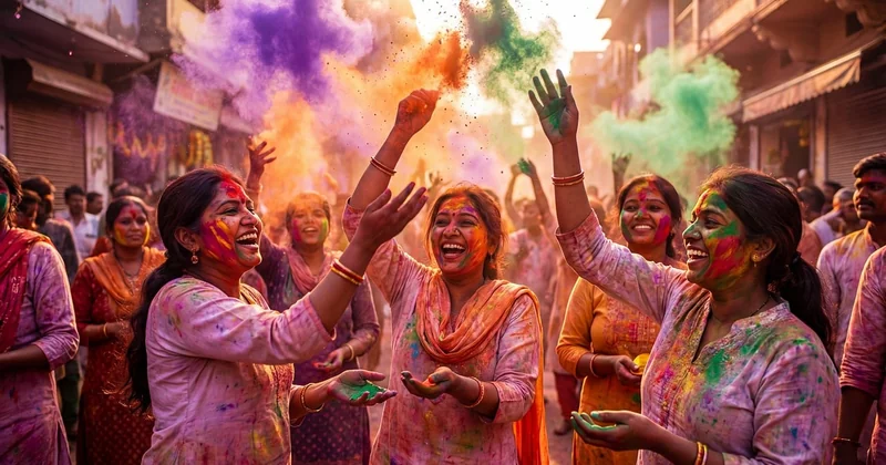 Holi : le festival des couleurs — dates et conseils de survie